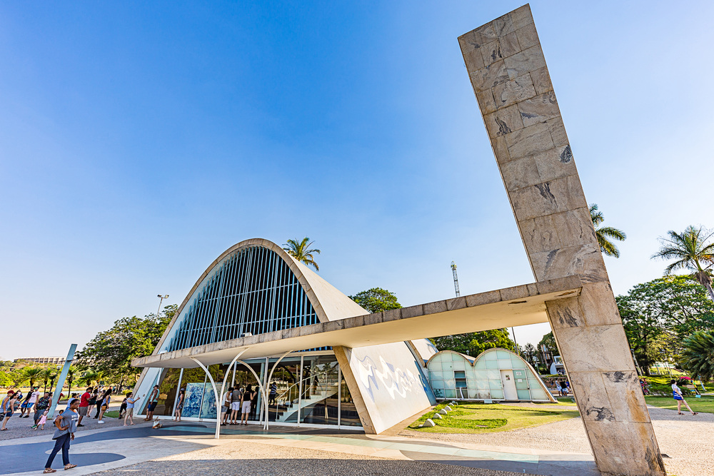 Belo Horizonte, Brazil 14, October, 2017: An Exterior View Of